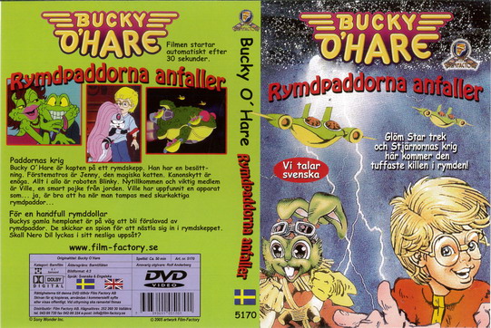 BUCKY O'HARE: RYMDPADDORNA ANFALLER (DVD OMSLAG)