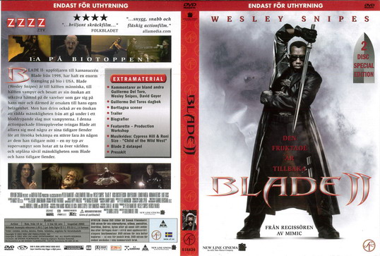 BLADE 2 (DVD OMSLAG)