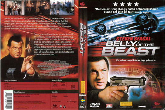 BELLY OF THE BEAST (DVD OMSLAG)