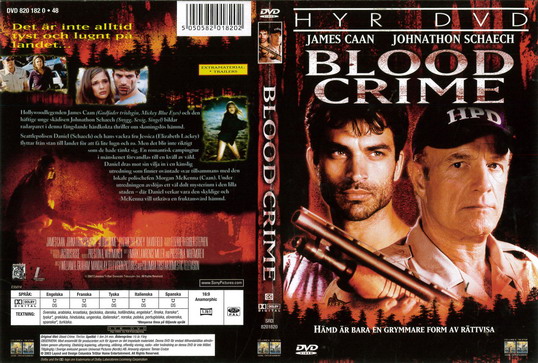 BLOOD CRIME (DVD OMSLAG)