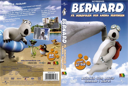 BERNARD PÅ NORDPOLEN (DVD OMSLAG)