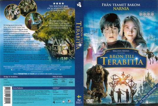 BRON TILL TERABITIA (DVD OMSLAG)