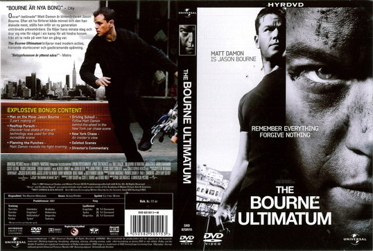 BOURNE ULTIMATUM (DVD OMSLAG)