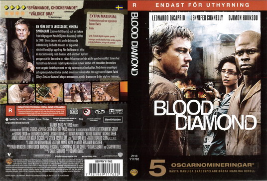 BLOOD DIAMOND (DVD OMSLAG)