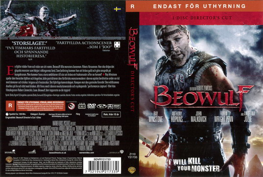 BEOWULF (2007) (DVD OMSLAG)
