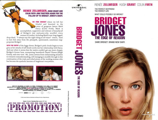 BRIDGET JONES: THE EDGE OF REASON (DVD OMSLAG) PROMO