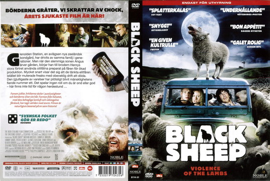 BLACK SHEEP - VIOLENCE OF THE LAMBS (DVD OMSLAG)