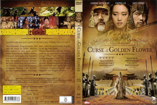 CURSE OF THE GOLDEN FLOWER (DVD OMSLAG)