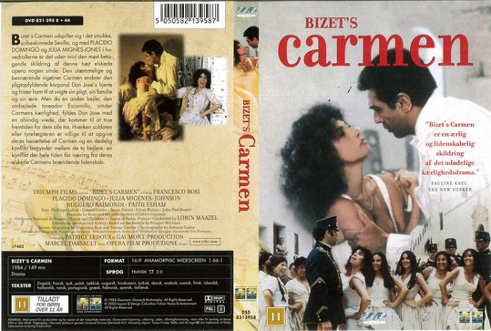 BIZET'S CARMEN (DVD OMSLAG)