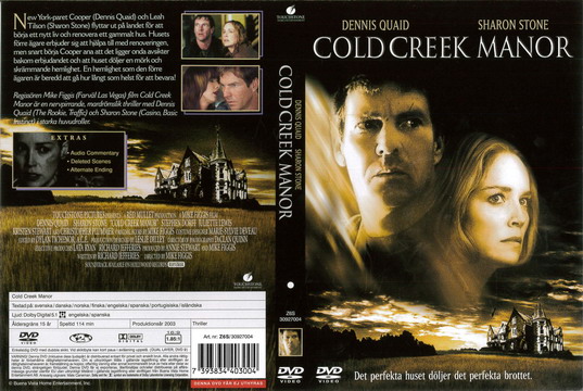 COLD CREEK MANOR (DVD OMSLAG)