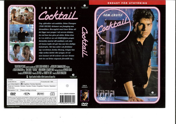 COCKTAIL (DVD OMSLAG)