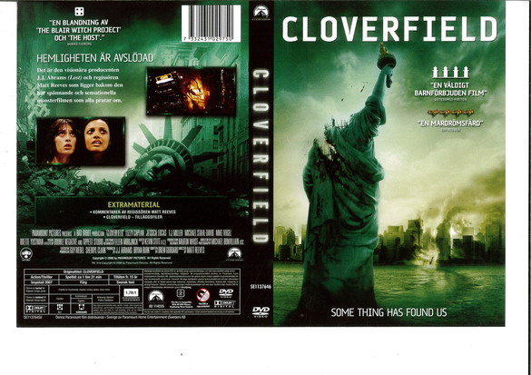 CLOVERFIELD (DVD OMSLAG)