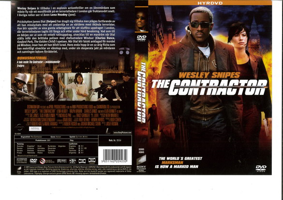 CONTRACTOR (DVD OMSLAG)