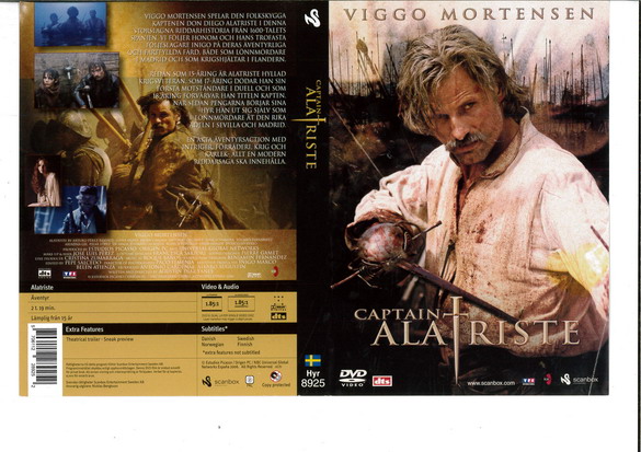 CAPTAIN ALATRISTE (DVD OMSLAG)
