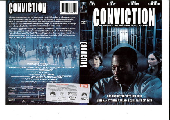 CONVICTION (DVD OMSLAG)
