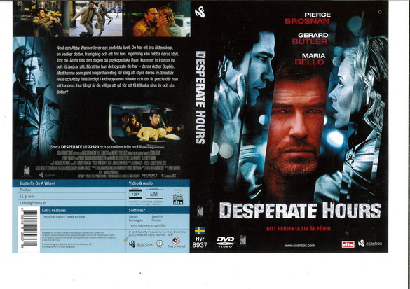 DESPERATE HOURS (DVD OMSLAG)