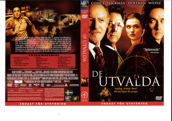DE UTVALDA (DVD OMSLAG)