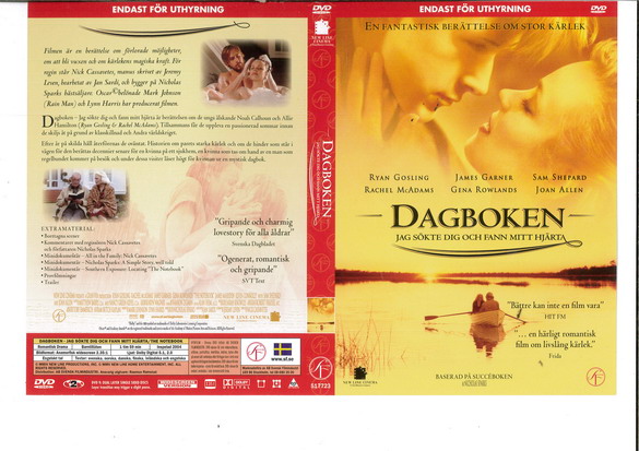 DAGBOKEN (DVD OMSLAG)