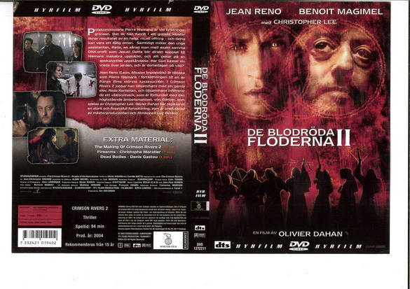 DE BLODRÖDA FLODERNA 2 (DVD OMSLAG)