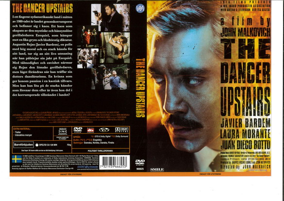 DANCER UPSTAIRS (DVD OMSLAG)