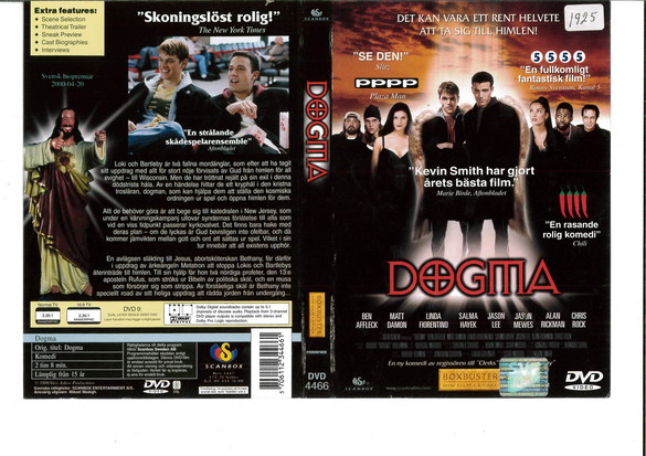 DOGMA (DVD OMSLAG)
