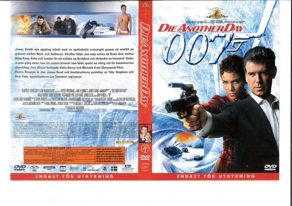 DIE ANOTHER DAY (DVD OMSLAG)