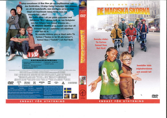 DE MAGISKA SKORNA (DVD OMSLAG)
