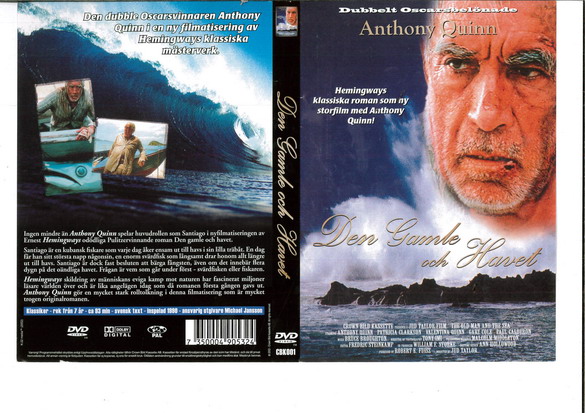 DEN GAMLE OCH HAVET (DVD OMSLAG)