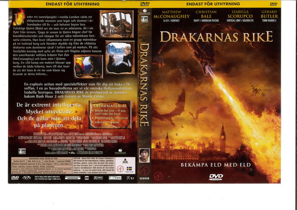 DRAKARNAS RIKE (DVD OMSLAG)