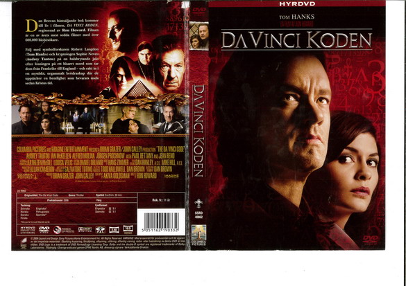 DA VINCI KODEN (DVD OMSLAG)