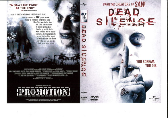 DEAD SILENCE (DVD OMSLAG) PROMO