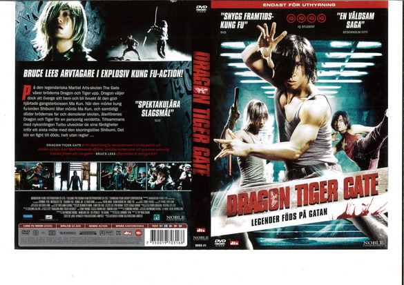 DRAGON TIGER GATE (DVD OMSLAG)