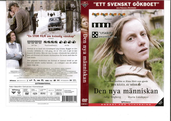 DEN NYA MÄNNISKAN (DVD OMSLAG)