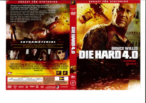 DIE HARD 4.0 (DVD OMSLAG)