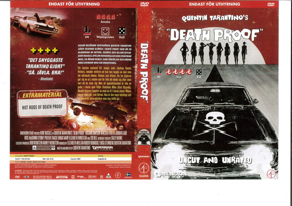 DEATH PROOF (DVD OMSLAG)