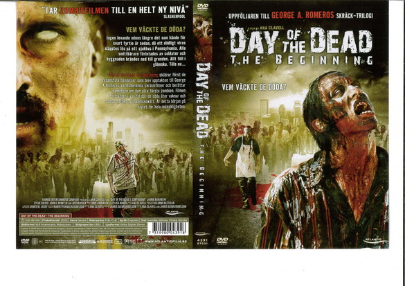DAY OF THE DEAD - THE BEGINNING (DVD OMSLAG)