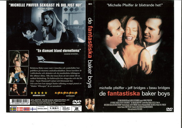 DE FANTASTISKA BAKER BOYS (DVD OMSLAG)