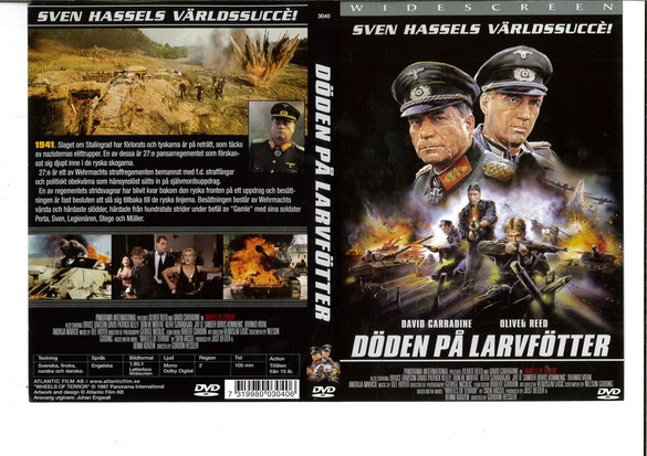 DÖDEN PÅ LARVFÖTTER (DVD OMSLAG)