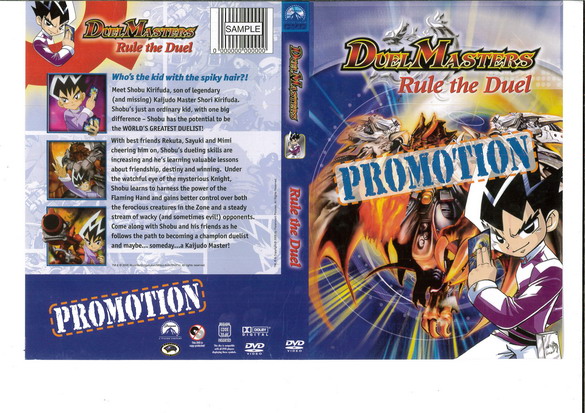 DUEL MASTERS: RULE THE DUEL (DVD OMSLAG) PROMO