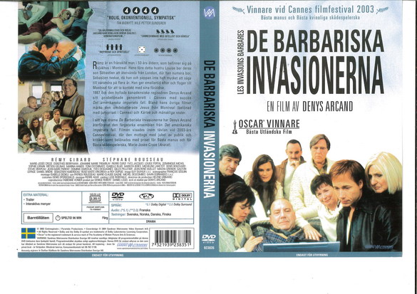 DE BARBARISKA INVASIONERNA (DVD OMSLAG)