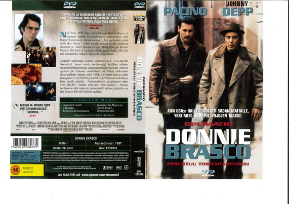 DONNIE BRASCO (DVD OMSLAG)