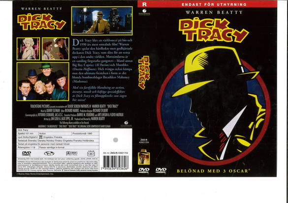 DICK TRACY (DVD OMSLAG)