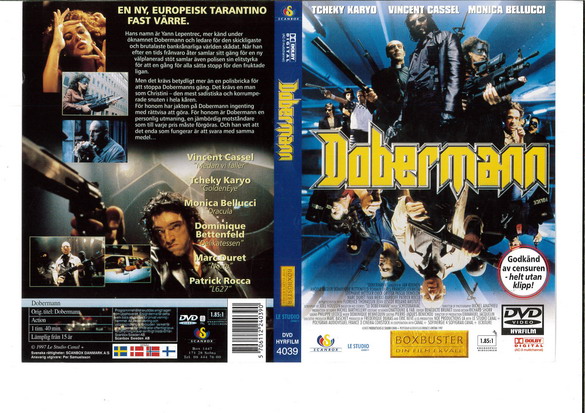 DOBERMAN (DVD OMSLAG)