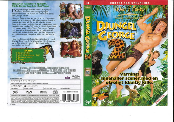 DJUNGEL GEORGE 2 (DVD OMSLAG)
