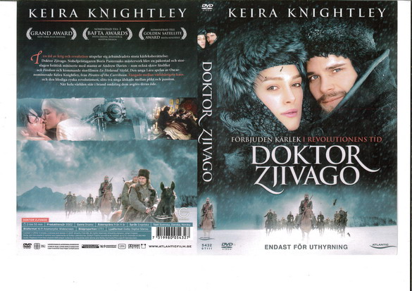 DOKTOR ZJIVAGO (2002) (DVD OMSLAG)