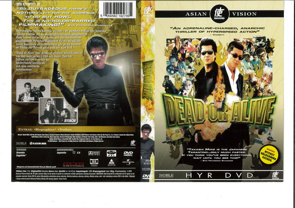 DEAD OR ALIVE (DVD OMSLAG)