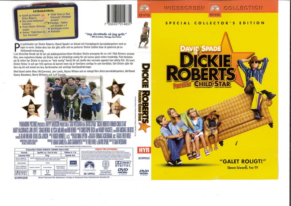 DICKIE ROBERTS: FORMER CHILD STAR (DVD OMSLAG)