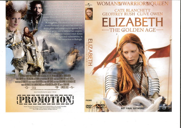 ELIZABETH: THE GOLDEN AGE (DVD OMSLAG)