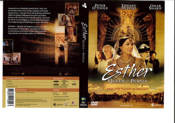 ESTHER: QUEEN OF PERSIA (DVD OMSLAG)
