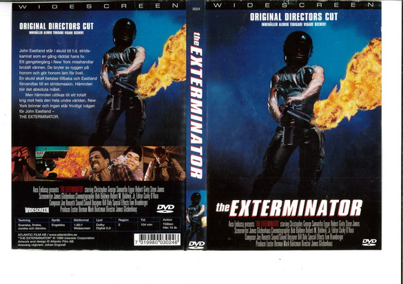 EXTERMINATOR (DVD OMSLAG)